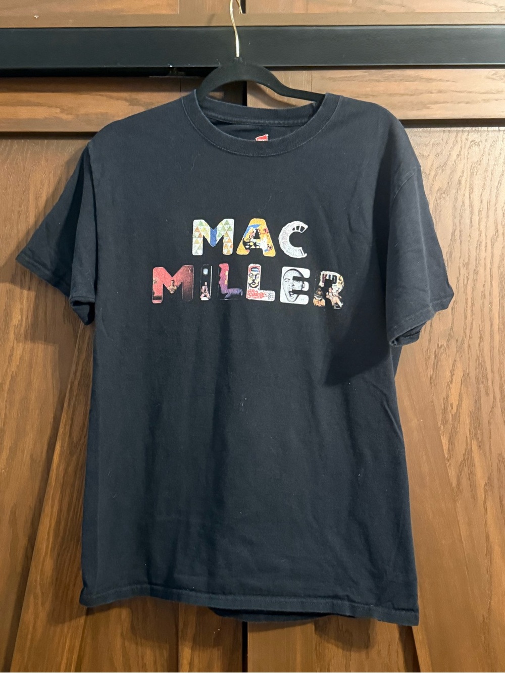 Mac Miller Albums Spell Out Rare Design Classic Style Unisex T shirt Sz M